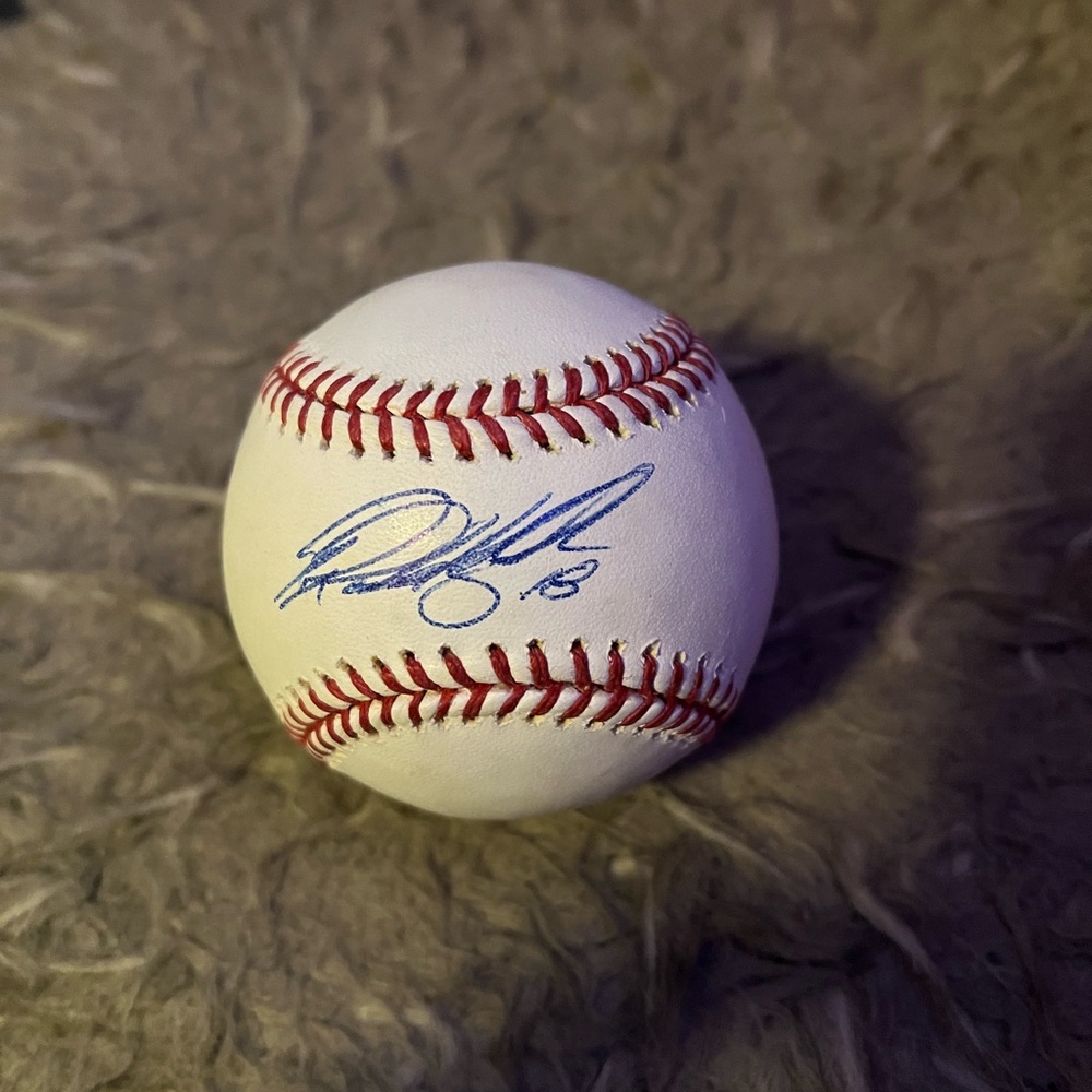 Ryan Rowland Smith Autographed Baseball